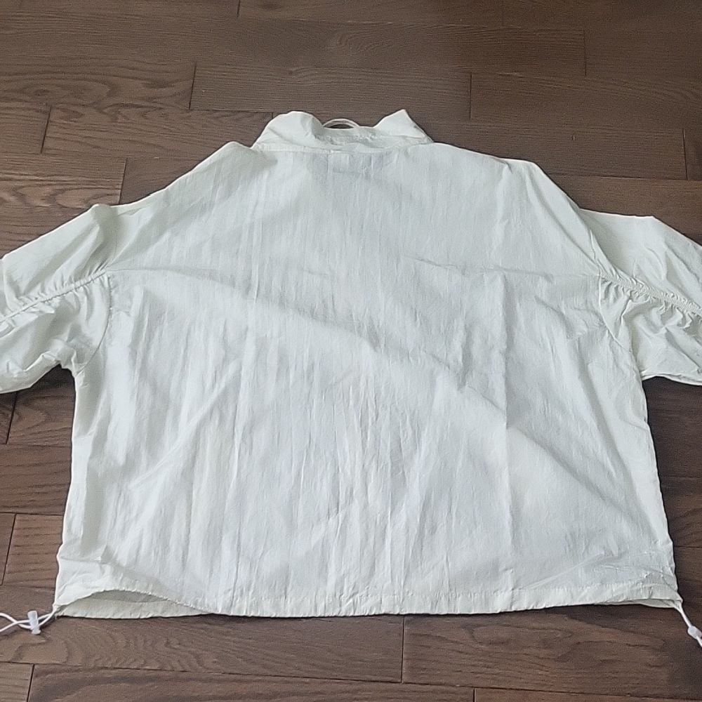 White Zip-Up Jacket - Picture 7 of 9